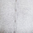 Gilet boutonn&eacute; manches longues gris fonc&eacute; femme