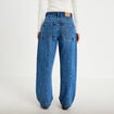 Jean avec broderie bleu femme