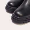 Bottes chelsea crant&eacute;es noir femme