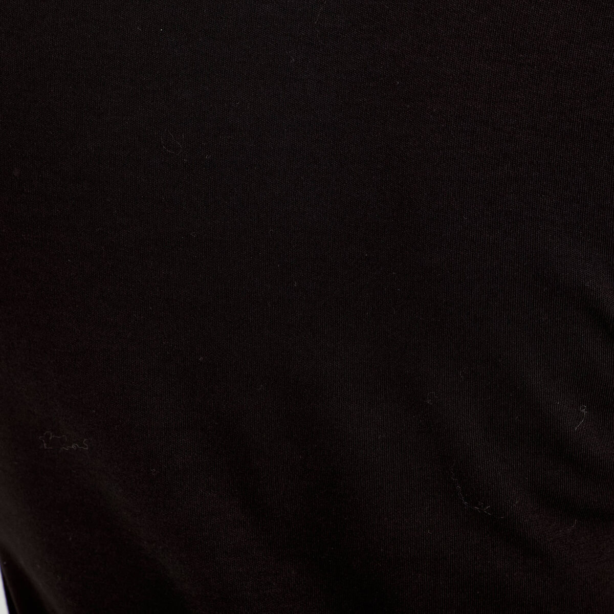 T-shirt col rond sans manches noir femme