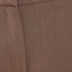 Pantalon large taille haute taupe femme