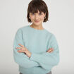 Pull manches longues vert clair femme