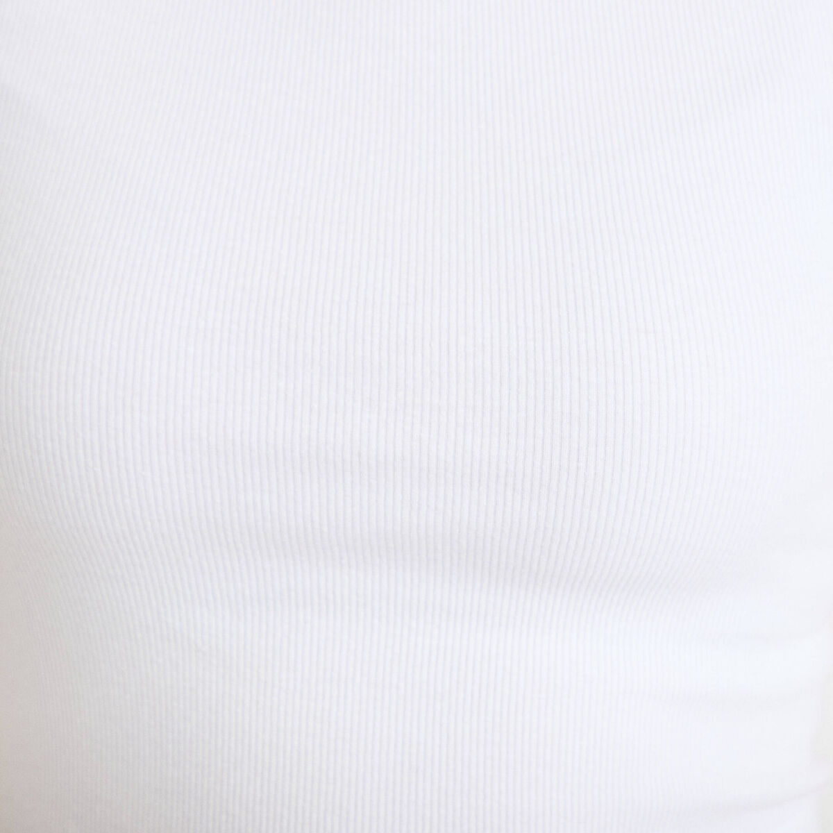 T-shirt cintr&eacute; col bateau blanc femme