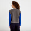 Gilet sans manches effet polaire gris fonc&eacute; femme