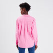 Chemise manches longues rose femme