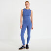 D&eacute;bardeur col rond activewear bleu fonc&eacute; femme