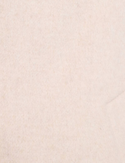 Manteau long boutonn&eacute; beige femme