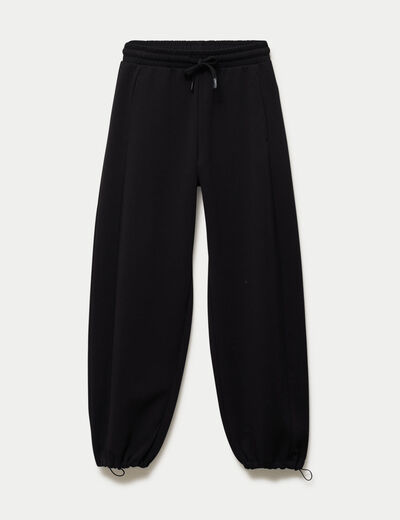 Jogging coupe jegging taille standard noir femme