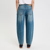 Jean barrel cropped taille standard denim double stone femme