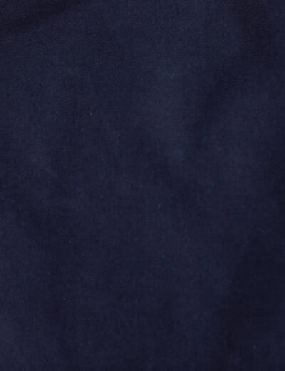 Blouson court bas resserr&eacute; bleu marine femme