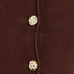 Gilet sans manches cropped marron fonc&eacute; femme