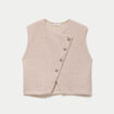 Gilet sans manches sable femme