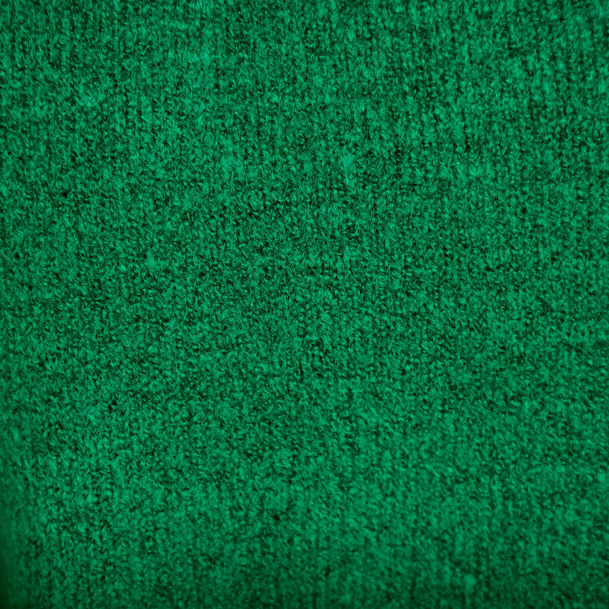 Gilet court nou&eacute; vert fonc&eacute; femme