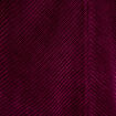 Robe courte droite en velours coton prune femme