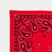 Foulard rouge femme
