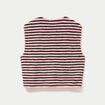Gilet sans manches effet bouclette rose clair femme