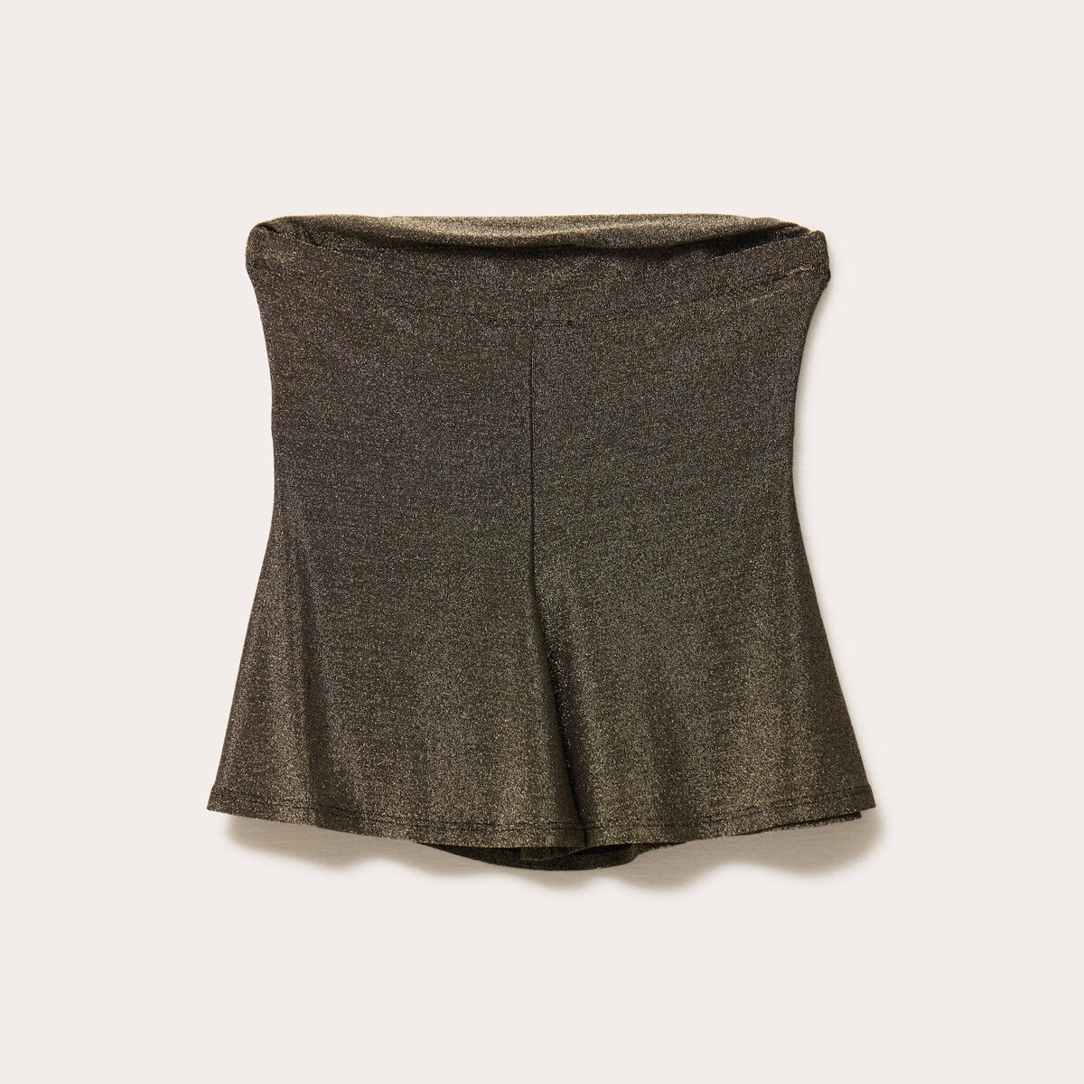 Bustier sans manches couleur or femme