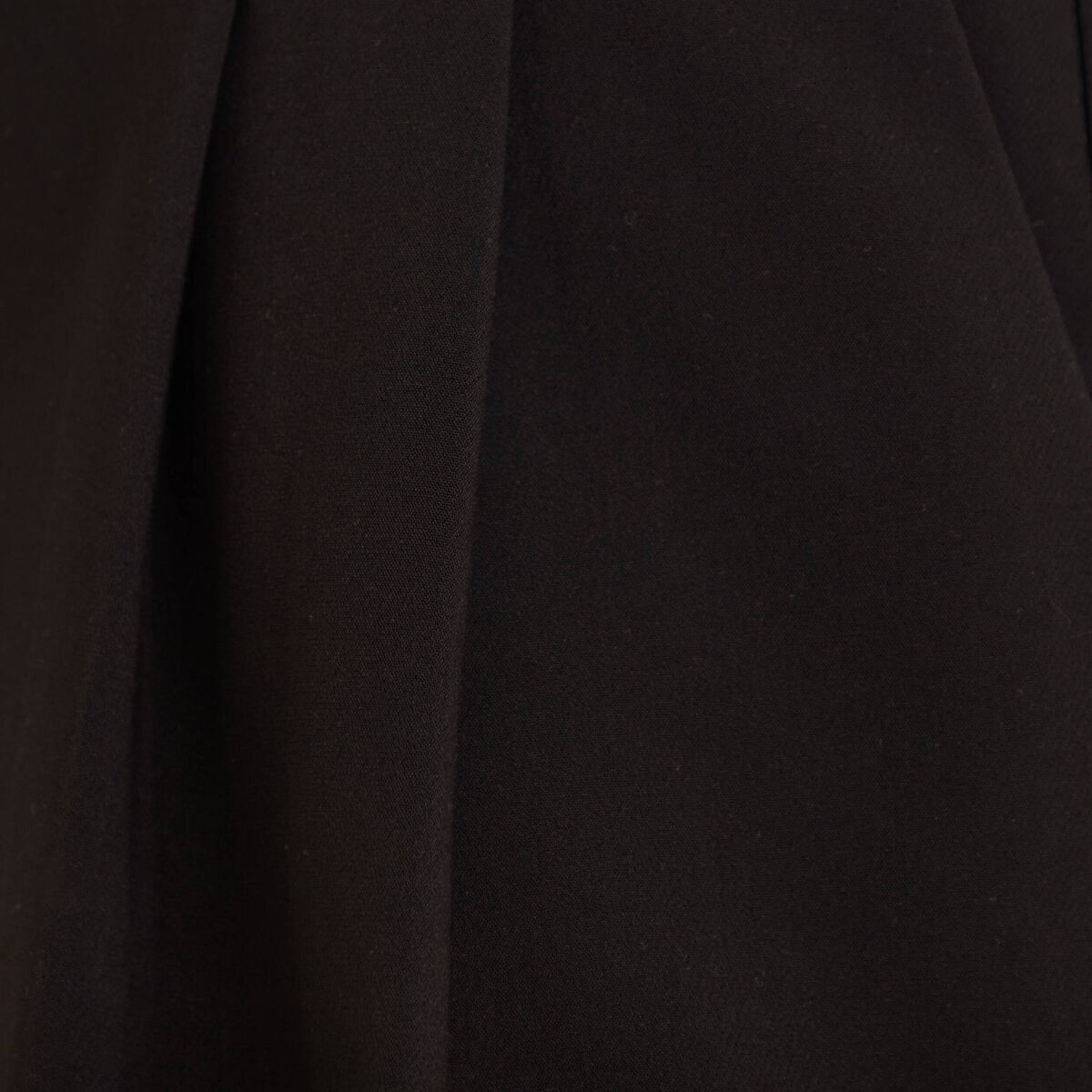 Pantalon large fluide noir femme