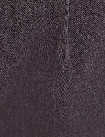 Pantalon large taille standard gris clair femme