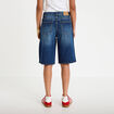 Bermuda en jean bleu fonc&eacute; femme