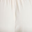 Pantalon large fluide ecru femme