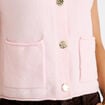 Gilet sans manches rose clair femme