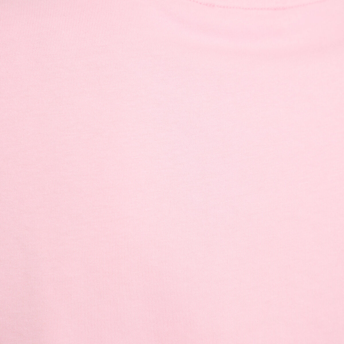 T-shirt col rond manches courtes rose corail femme