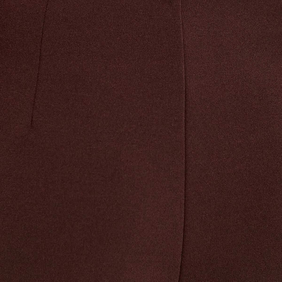 Pantalon large avec ceinture &agrave; bijou marron fonc&eacute; femme