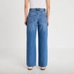 Jean wide leg ceinture taille standard denim double stone femme