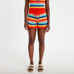 Short crochet rouge femme