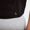 T-shirt manches courtes activewear noir femme