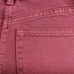 Jean wide leg taille haute vieux rose femme
