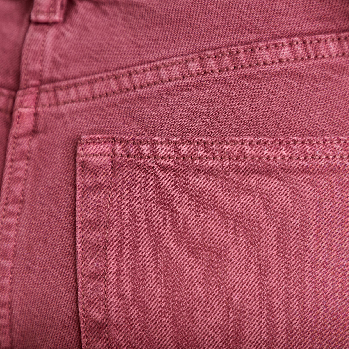 Jean wide leg taille haute vieux rose femme