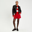 Pull manches longues rouge femme