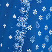 Blouse nou&eacute;e sans manches bleu femme
