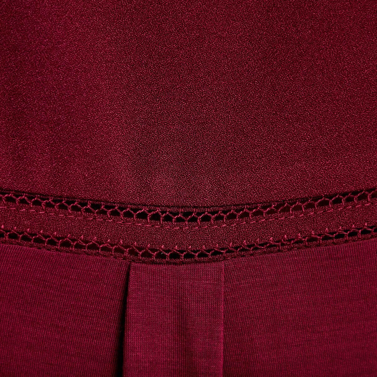 D&eacute;bardeur sans manches bordeaux femme