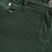 Jeans slim 5 poches vert fonc&eacute; femme