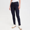 Jeans slim 5 poches denim brut femme