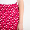 Jupe longue fluide rose cerise femme