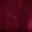 Gilet sans manches effet polaire bordeaux femme