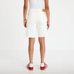 Bermuda en jean denim blanc femme