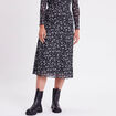 Jupe droite noir femme