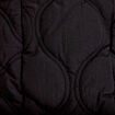 Veste droite &agrave; capuche manches longues noir femme