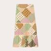 Jupe longue &eacute;vas&eacute;e beige femme