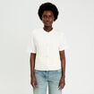 Gilet sans manches ecru femme