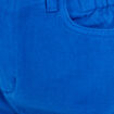 Short &agrave; ourlets bleu roi femme