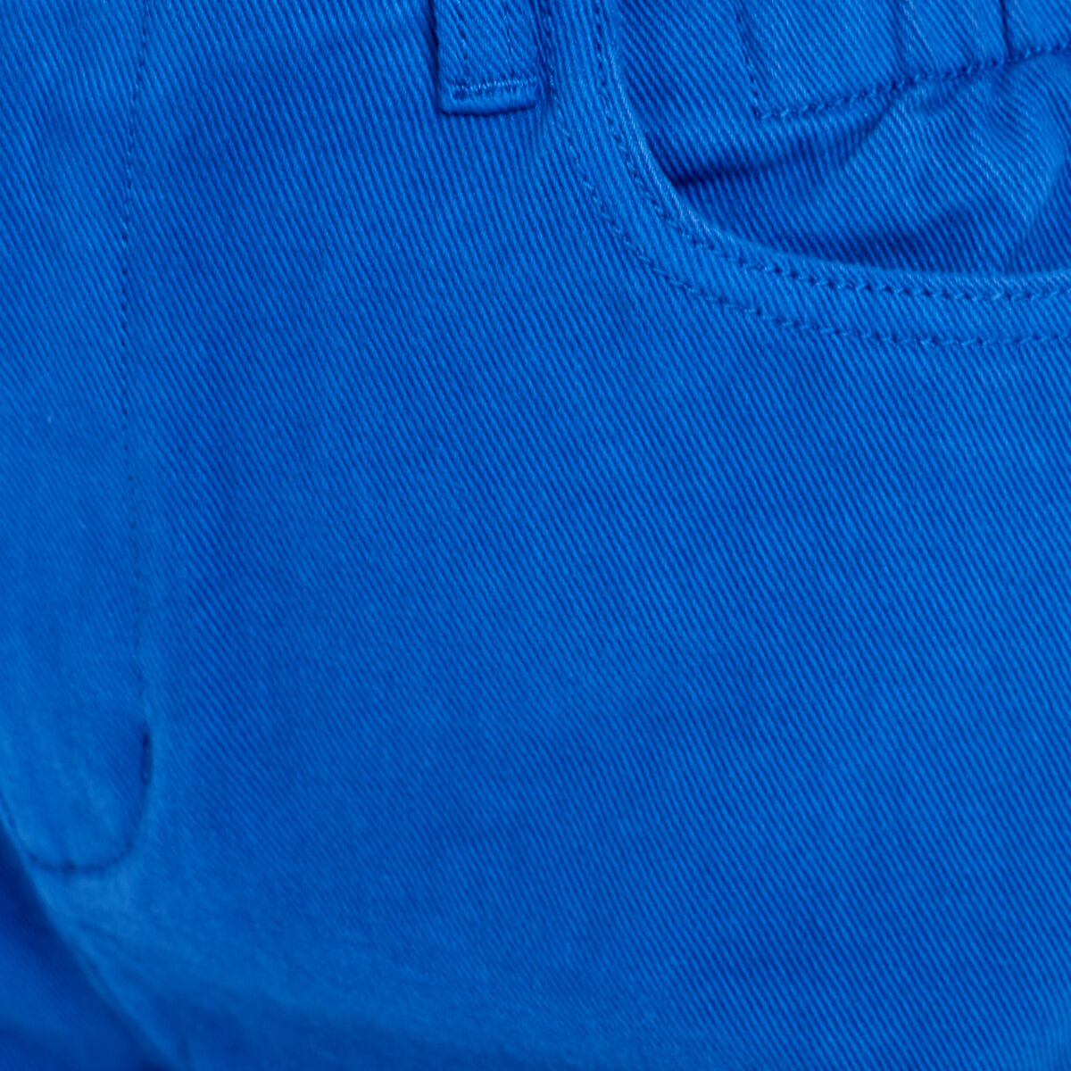 Short &agrave; ourlets bleu roi femme