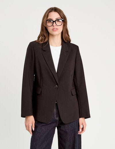 Veste esprit blazer noir femme