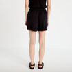 Short avec broderie noir femme