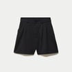 Short taille haute noir femme